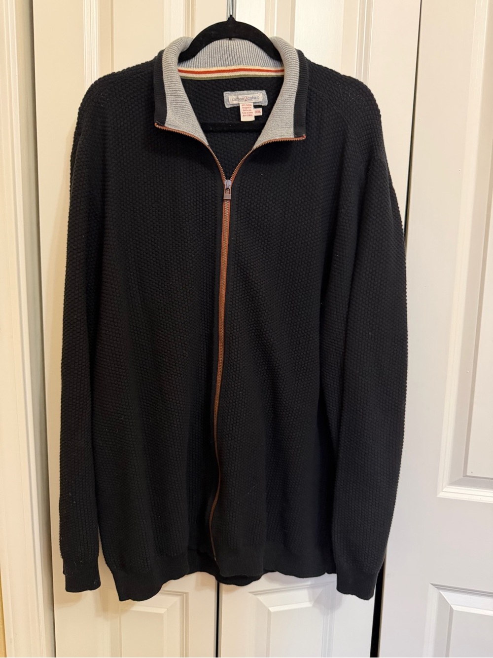 Carbon2Colbalt- XXL - full zip sweater